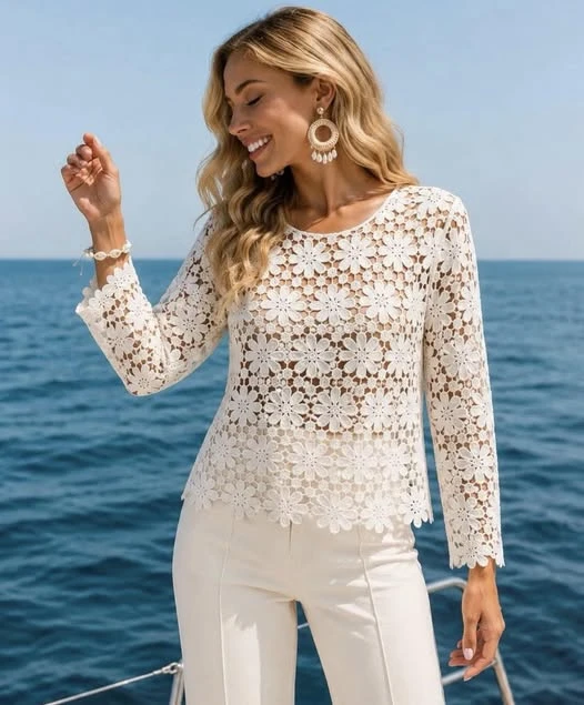 HAUT EN DENTELLE